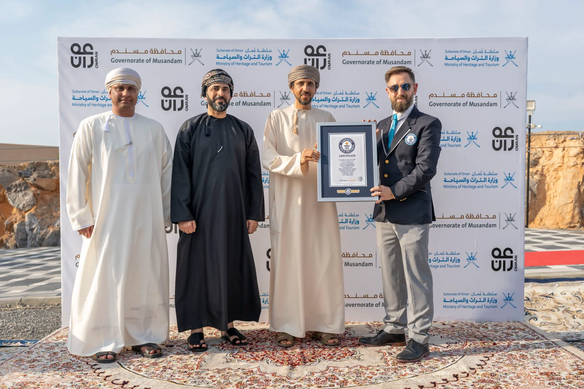 OMRAN Group Celebrates Official Opening of Oman Adventures centre and the Launch of the World’s Longest Zipline Over Water